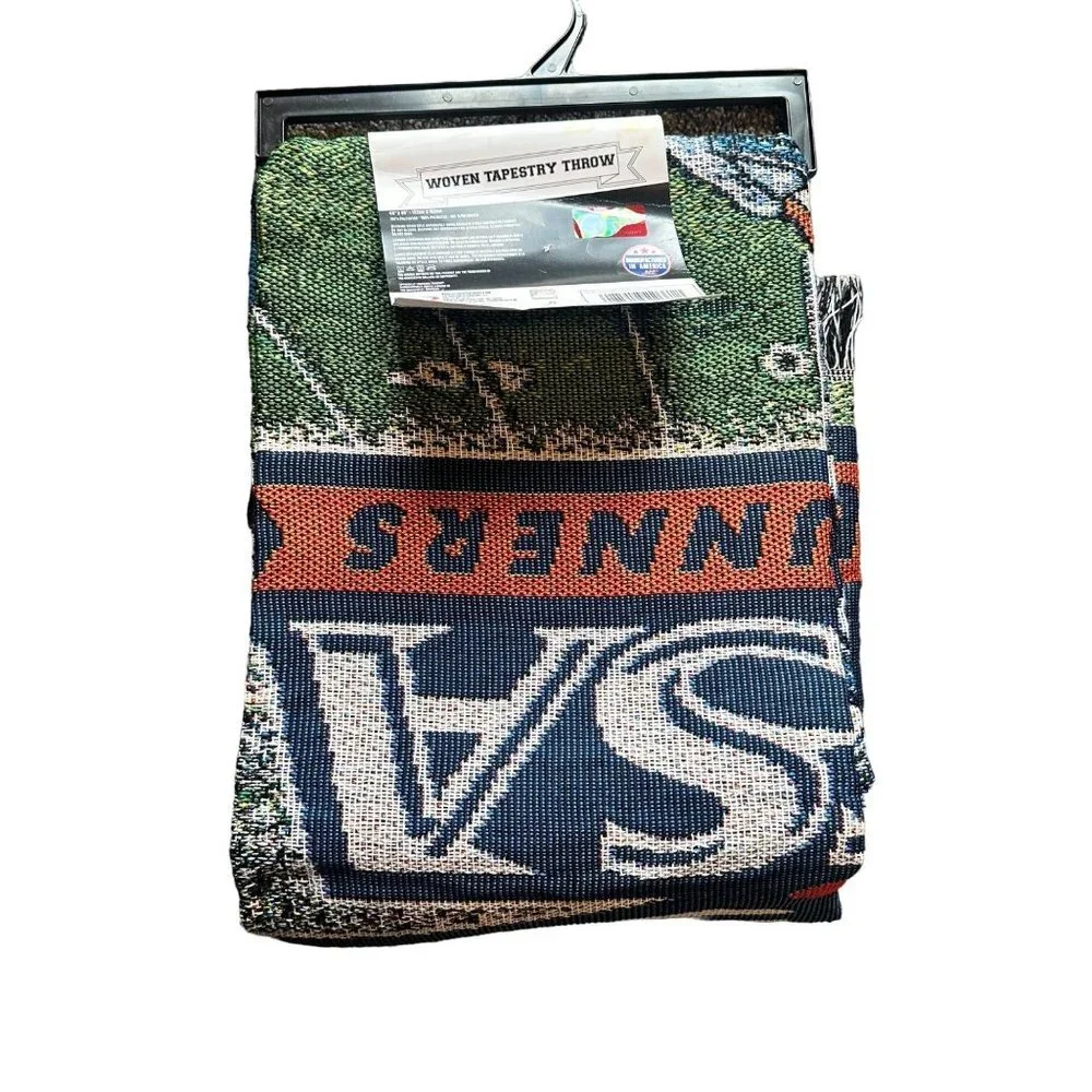 NEW UTSA Texas at San Antonio Football Roadrunners Woven Tapestry‎ Throw 48x60